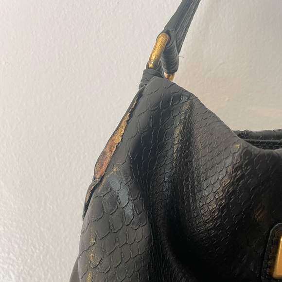 Marc By Marc Jacobs Hillier Croc Embossed Handbag - Picture 6 of 9